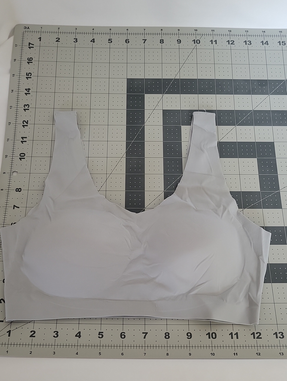 Seamless Light Grey Wireless Comfort Bra